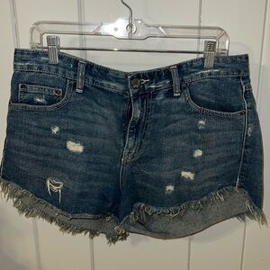 Free People Jean shorts
